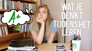 Wat je DENKT tijdens het LEREN [upl. by Moody102]