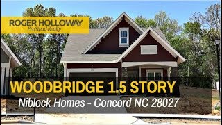 Niblock Homes Woodbridge Patio Homes for Sale in Concord NC [upl. by Nanek382]