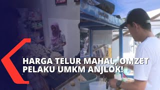 Harga Telur Tak Kunjung Turun Omzet Pelaku UMKM Anjlok [upl. by Lorette133]