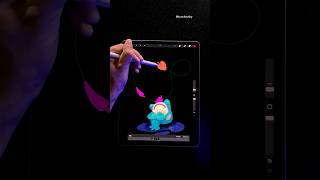 Heartbroken Frog Animation 😪💔procreate animation [upl. by Eleen]