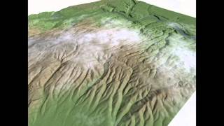 Channeled Scablands Rendered Video [upl. by Nomaid]