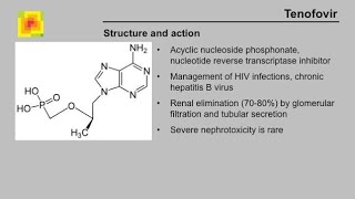 Pharmacology of Tenofovir  Clinical uses Mechanism of action Absorption Side effects [upl. by Namaj]