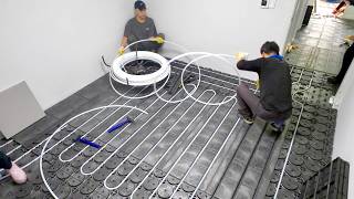 How to Make Floor Heating System With Incredible Speed Innovative Korean Floor Heating Technology [upl. by Eelessej]