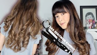 Tutorial Keriting Rambut dengan Catokan Lurus  How I Curl My Hair  Almiranti Fira [upl. by Egap]