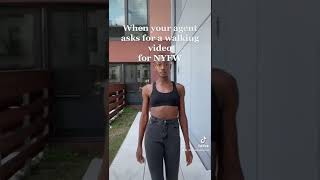 Model Prep for NYFW  Wilhelmina Model modeling nycmodel modeltips shorts [upl. by Nolrac711]