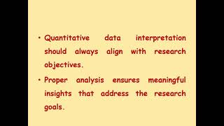 Quantitative Data Interpretation Educational Research [upl. by Studnia702]