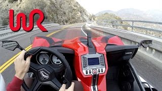 2016 Polaris Slingshot SL  WR TV POV Canyon Drive [upl. by Yekim]