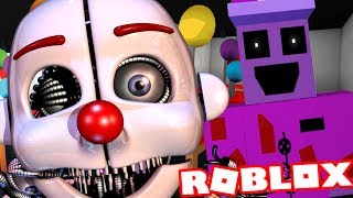 PLAYING AS THE HUMANOID ANIMATRONIC ENNARD  Roblox FNAF Roleplay Five Nights at Freddys Level [upl. by Ellehsram]