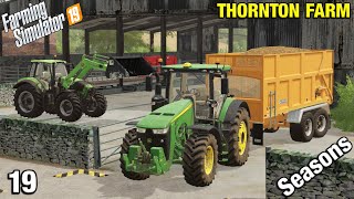 SAVING FOR NEW LAND Thornton Farm Timelapse  FS19 Ep 19 [upl. by Royden]