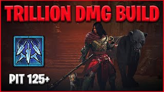 Highend Quill Volley Build for Pits 125 Diablo 4 Character Guide [upl. by Aluk]