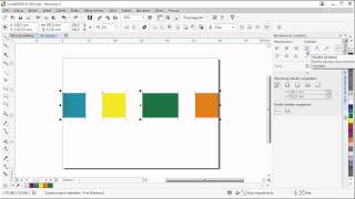 Wyrównanie i rozkład obiektów Kurs CorelDRAW  techniki i narzędzia pracy grafika  videopointpl [upl. by Aelhsa]