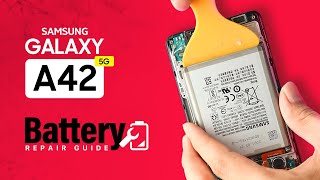 Samsung Galaxy A42 5G Battery Replacement  M42 5g [upl. by Martguerita]