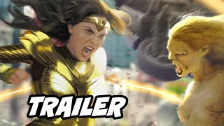 Wonder Woman 1984 Trailer  Wonder Woman vs Cheetah Easter Eggs DC Fandome [upl. by Ebarta247]