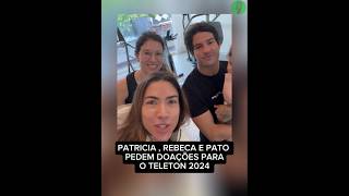 Rebeca Abravanel  Alexandre Pato e Patricia  Teleton 2024 [upl. by Aisanat]