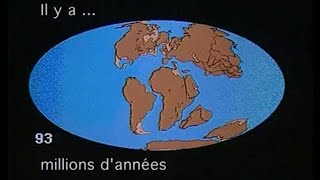 La dérive des continents depuis 200 millions dannées [upl. by Eluj393]