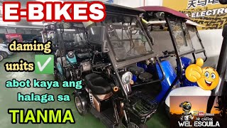 TIANMA EBIKES  ANG DAMING PAGPIPILIAN DAYO NA SA CALOOCAN [upl. by Elbertina429]