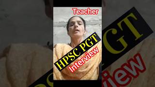 Hpsc pgt Interview tips and tricks  Haryana teacher interview questions [upl. by Nhguavahs]