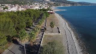 Roseto capo spulico beach in italian with Drone [upl. by Ardnasxela]