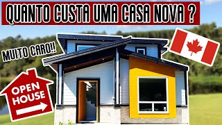 VEJA QUANTO CUSTA UMA CASA NOVA NO CANADÁ TOUR E PREÇO [upl. by Leeth]