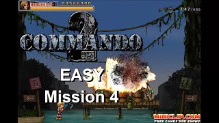 Commando 2  Easy mode playthrough  Mission 4 [upl. by Drofnil652]