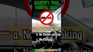 TRAFFIC SIGN NO OVERTAKING youtubeshorts drivingschool drivinglesson trafficsign noovertaking [upl. by Cha]