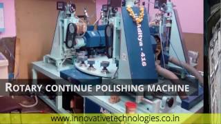 Rotary Continue Polishing Machine Automatic Continuous Rotary Buffing Machine [upl. by Tsui]