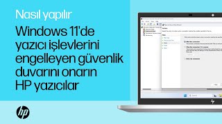 Windows 11de sürücü yüklemesini veya yazıcı işlevlerini engelleyen güvenlik duvarı onarımı [upl. by Darooge]