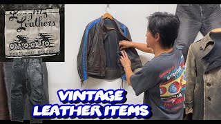 Vintage Langlitz Leathers amp Harley Davidson 【アイテム解説】カジュアルにコーディネイトしてみました [upl. by Devondra]