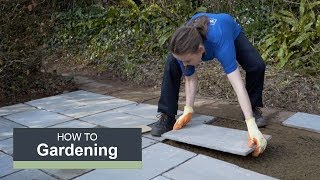 How to lay a patio with Wickes [upl. by Ahsilet99]