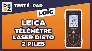 Télémètre laser Disto X3  2 piles LEICA  Test et Avis [upl. by Prosperus]