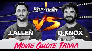 Team West Herr Movie Trivia Showdown [upl. by Brandie697]