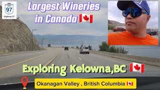 Driving in Kelowna amp Vernon  British Columbia 🇨🇦  Longest Road in British Columbia 🇨🇦 [upl. by May706]