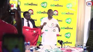 Win a Harambee Stars Jersey Odibets Partners with FKF for Fans Giveaway [upl. by Waylon]