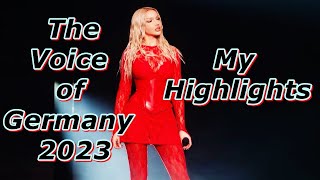 The Voice of Germany 2023  My Highlights [upl. by Aiak846]