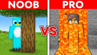 NOOB vs PRO HIDE AND SEEK MAP BUILD CHALLENGE  Minecraft Prop Hunt [upl. by Sasnak]