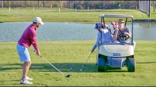 Golf Trick Shots  Brodie Smith with Bryan Bros [upl. by Brill]