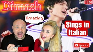 Dimash Sing In Italian Reaction 🇮🇹Italian and Colombian🇨🇴 [upl. by Auod]