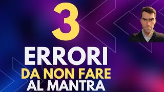 3 ERRORI DA NON FARE AL FANTACALCIO MANTRA [upl. by Zoubek]