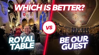 Cinderella’s Royal Table vs Be Our Guest [upl. by Aloysia]