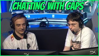 Caedrel Interviews Caps After G2 VS BLG Series [upl. by Anuahs823]