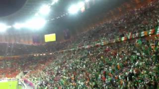 Fields of Athenry  Ireland v Spain [upl. by Loss]