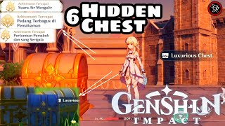 6 Hidden Chest Achievement Location  Guide Genshin Impact [upl. by Grochow]