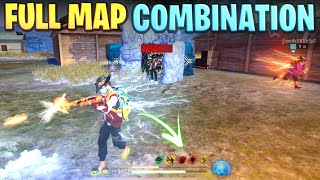 BEST  FULL MAP  SKILL COMBINATION  SECRET  BR RANK  CHARACTER COMBINATION IN FREE FIRE [upl. by Timi]