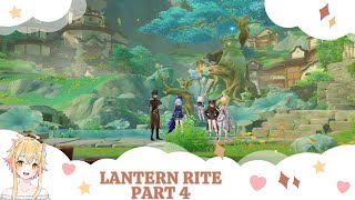 Lantern Rite part 4 Guests from far lands Genshin Impact [upl. by Hashimoto72]