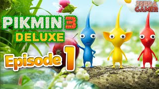 Pikmin 3 Deluxe Gameplay Walkthrough Part 1  Day 1 Charlie amp Alph Planet PNF404 [upl. by Ilahsiav]