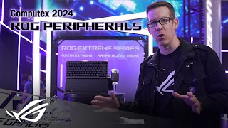 Checking out the ROG peripherals  Computex 2024  ROG [upl. by Messab]