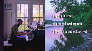 When Peace like a River It is Well with My Soul  Lyric Video [upl. by Elsi400]