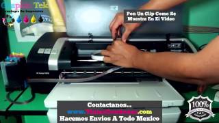 Instalacion Sistema De Tinta Continua En HP Deskjet 9800 [upl. by Ailen]