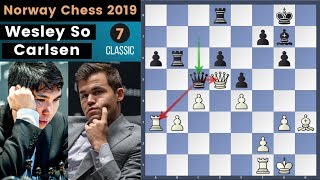 The Unbeatable Sicilian  Wesley So vs Carlsen  Altibox Norway Chess 2019 [upl. by Neiv475]