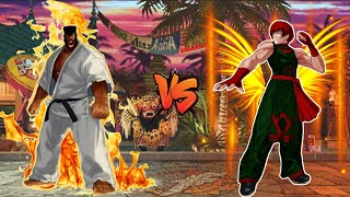 Mugen KOF Marco Rodrigues vs Kang Bae Dal  Super Ultimate Moves  MUGEN FORCE mugen mugenkof [upl. by Arraeit]